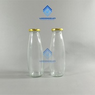 Zoyands Glass Bottle 200Ml 300Ml 500Ml Glass Milk Bottle Glass Bottle Stainless Steel Cap Glass Bott