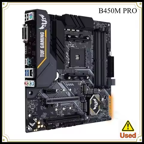 ASUS TUF B450M PRO GAMING B450M AMD B450 DDR4 3466MHz 128G,M.2, DVI-D,SATA 6Gb/,USB 3.1 Support R3 R