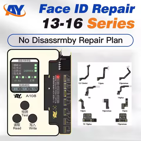AY A108 Dot Matrix Repair FPC for iPhone X - 11 12 13 14 15 16 Pro Max Mini Dot Projector Read Write