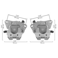 New

 Brake Calipers for Yamaha Grizzly 600 YFM600 YFM660F 4X4 Hardwoods Hunter Edition 660FAH 660FG