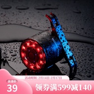 Rockbros（ROCKBROS）Bicycle TaillightUSBCharging Riding Safety Night Cycling Light Warning Light Highway Mountain Bicycle