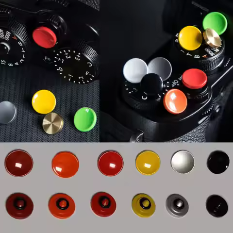 Concave Surface Metal Soft Camera Shutter Release Button for Leica/Canon/Nikon/Minolta/Fujifilm Fuji