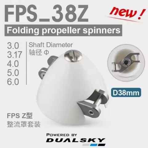 1PC D38mm Folding Propeller Spinners Shaft Diameter 3-6.0mm Light-weight Hollow Shaft Quick-assemble