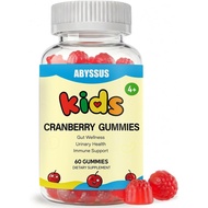 ABYSSUS Cranberry Gummies for Kids – with D-Mannose, Elderberry & Vitamin C, Zinc, Urinary Tract Sup