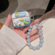 【Stock Ready】Case for OPPO Enco R4/Air 4i Bracelet Charm TPU Transparent Eearphone Protective Cover 