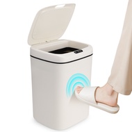 Bathroom Rubbish Bin With Sensor 12 L Narrow Rubbish Bin With Lid Bathroom Automatic Rubbish Bin For