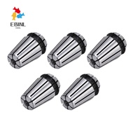 EBINL 5Pcs ER11 Spring Collet Set, 40Cr High Accuracy CNC Collet Chuck, Precision Spring Collet Desi