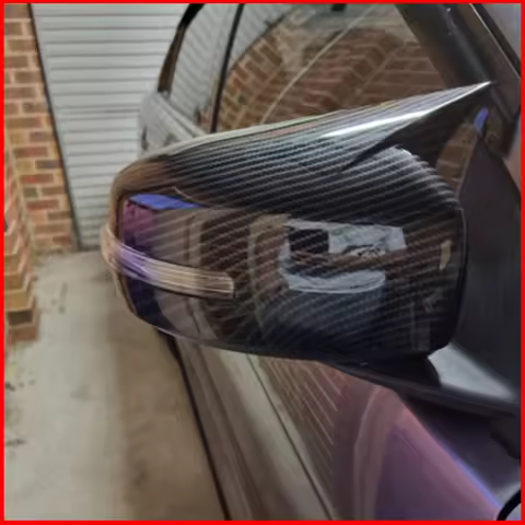 FOR Mitsubishi Lancer X EVO 10 EX 2008-2016 REARVIEW MIRROR COVER STICKER TRIM Car Styling Auto Acce