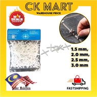 [Ready Stock] 200pcs Mosaic Tile Cross & Tile Spacers (1.5mm, 2.0mm, 2.5mm, 3.0mm)