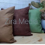 70X70 60X60 SOFA CUSHION COVER, FLOOR CUSHION COVER, LARGE SUEDE SOFA CUSHION COVER