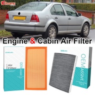 Car Engine Pollen Cabin Air Filter Includes Activated Carbon For Bora Golf New Beetle 1J2 1J6 1J1 1J