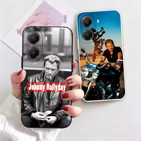 Johnny Hallyday Music Soft Phone Case For Xiaomi Poco M8 X7 X8 Pro Max X6 X5 X3 F7 F8 Ultra M7 Redmi