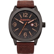 Superdry極度乾燥 潮流腕錶 SYG144TB 咖啡 45mm