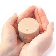 小骨灰盒寵物毛髮盒迷你紀念盒木製爪印貓狗骨灰罐小號分骨骨壷