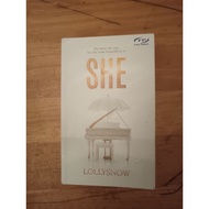 NOVEL SHE  LOLLYSNOW
