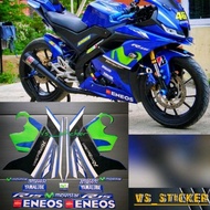 STANDARD STRIPING LIST FOR YAMAHA R15 V3 MOVISTAR 2018 MOTORCYCLE
