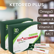 [MD Keto] [HALAL] 30x 10ml Ketored Plus sachet Palm MCT Oil HALAL mct keto red omega3 vitamin A & E 