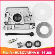 【SEMLL】Oil Pump Set 268 272 272XP Replacement Outdoor Parts Accessories Chainsaw Worm Gear For HUSQV