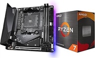 Inland Micro Center AMD Ryzen 7 5700X 8-Core 16-Thread Unlocked Desktop Processor Bundle with GIGABY