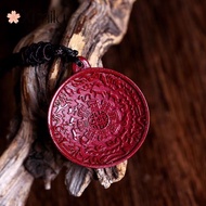 Purple Gold Sand Series Cinnabar Gossip Tai Chi Pendant Boys Girls Lanyard Retro Style Jewelry