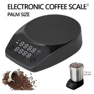 Palm Coffee Scale Timer  Small Coffee Scale Coffee Machine Kitchen Small Coffee Electronic Scale Cof