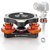 K&F Leveling Base Tri-Wheel Head ฐานปรับระดับกล้องสำหรับถ่ายภาพพาโนรามา รองรับ 15KG