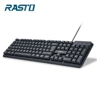 RASTO RZ2薄膜式USB標準有線鍵盤 R-PCA018