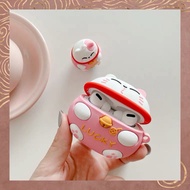 Lucky Cat airpods pro Earphone Case Apple airpods New 3rd Generation Lucky Cat 1/2 Generation Earphone Box Soft/4.24