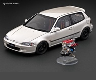 Honda CIVIC (EG6) Pearl White With B16A Engine 1/18 (IG MODEL)