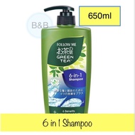 Follow Me Green Tea Shampoo - 6in1 (650ml)