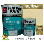 EA9 EPOXY 5L - 1134 Straw Cream • Nippon • Floor Coating • Food Grade • Heavy Duty Protection