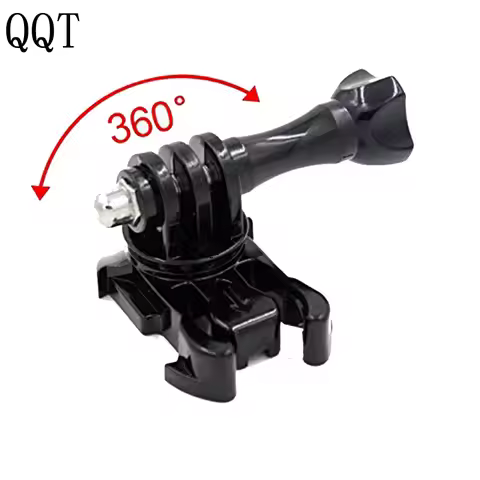 QQT 360 Degree Rotation Buckle Release Adapter Base Screw Support for Gopro Hero accessories11 10 9 