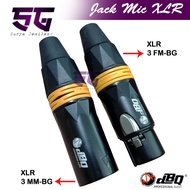 Jack Canon XLR Merk DBQ Jek Mic Male Female Konektor Audio Microphone
