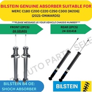 BILSTEIN GENUINE ABSORBER (FRONT, REAR) FOR MERC C180 C200 C220 C250 C300 [W206] (2021-ONWARDS)