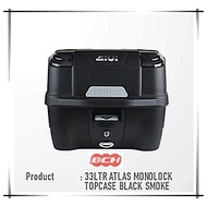 GIVI BOX B33N2M ATLAS MONOLOCK TOPCASE WITH SMOKED REFLECTOR
