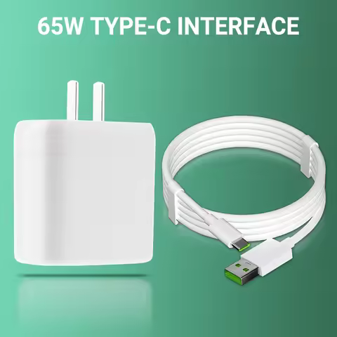 For Oppo Reno12 Find X8 7 Supervooc Fast Charger Cable 65W For OnePlus 12 Open Nord N30 Realme 14 13