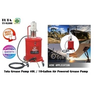 Tuta 40-L / 10-gal 55:1 Pneumatic Lubricator Grease Pump TT-920H
