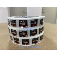 New Sticker AMD Ryzen PRO R3 R5 R7 Ryzen Label Sticker