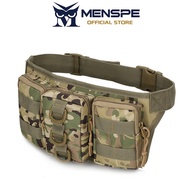 MENSPE Outdoor Waterproof  Waist Bag Men Large Capacity Chest Bag Multifunctional Hiking Bag