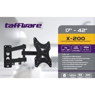 Taffware VESA Telescopic TV Bracket 200 x 200 for 17-42 Inch TV - X-200 - Black