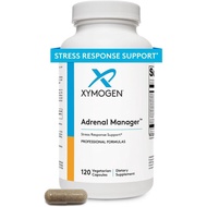 XYMOGEN Adrenal Manager Supplement - Energy, Stress Response + Adrenal Gland Support - with L-Tyrosi