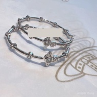 High Version Bamboo Big Circle Earrings ZD0X