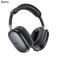 Hoco W35 Air Light Triumph Wireless Headphone with Mic BT Headset Rotatable Bluetooth 5.3 Noise Cancellation Stereo Surround Sound 45 Hours AUX Playback Gaming Headphones Earphones Comfort Scalable Black hoco. W 35 通用無線藍牙耳機降噪可旋轉可延展環迴立體聲無綫頭戴式電競耳機黑色 W-35