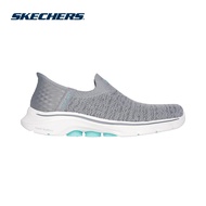 Skechers Women Slip-ins GOwalk 7 Springtime Walking Shoes - 125219-GRY Air-Cooled Memory Foam Kasut 