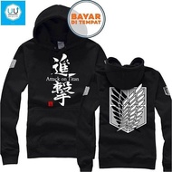 Aduuh.co Jacket Anime Attack on titan AOT Black