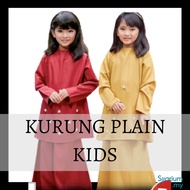 💥BAJU KURUNG BUDAK💥 [HIJABS BY HANAMI] Baju Kurung Pahang Kembang Plain Kids| Gelora Raya | Beralun