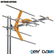 Antenna 8E TV Digital DVB T2 UHF 470-800MHz 6db-8db (with Connector)