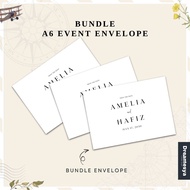 [Bundle] Custom A6 Envelope, 100gsm Envelope with High Quality Print