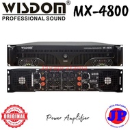 Wisdom MX4800 Power 4-Channel Power Amplier Wisdom MX-4800 Power