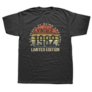 Funny 40 Year Old Gifts Vintage 1982 Limited Edition 40th Birthday T Shirts Graphic Streetwear Level